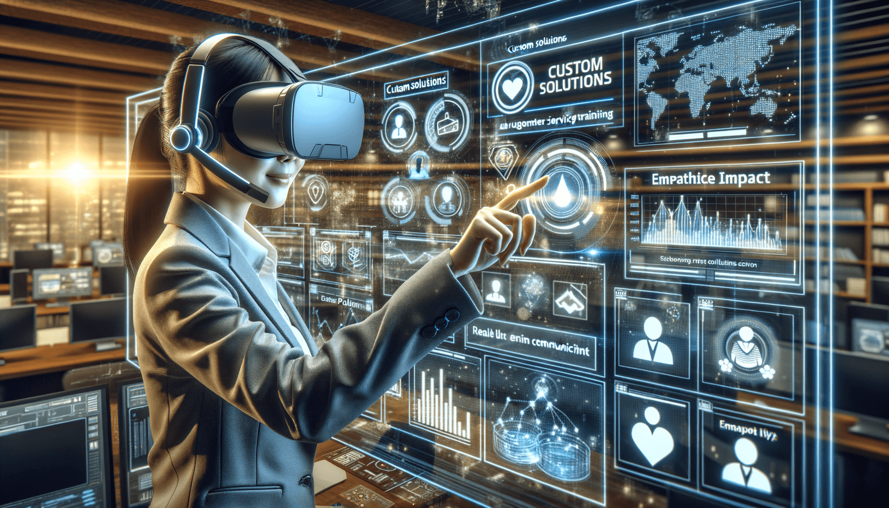 "Empowering Customer Service Excellence: Discover AR Training by Gravity Jack—Revolutionizing Professional Development & Enhancing Interaction Skills #customerexperience #augmentedreality #innovation."