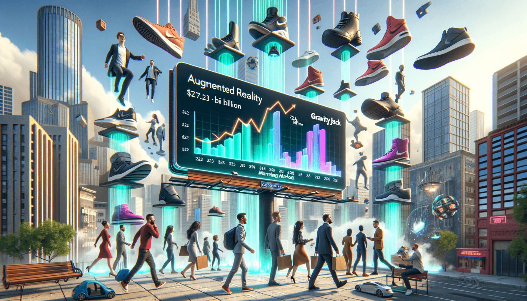 "Experience the future of digital marketing with Gravity Jack's ARvertising – revolutionizing engagement and conversions in a rapidly expanding $209.2 billion market."